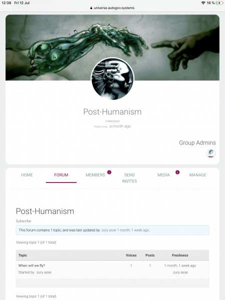 Group Main Page